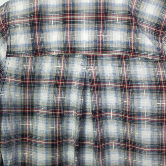 Maurices Womens Plaid 100% Cotton Long Sleeve Button Up Shirt Size Small - Picture 5 of 8